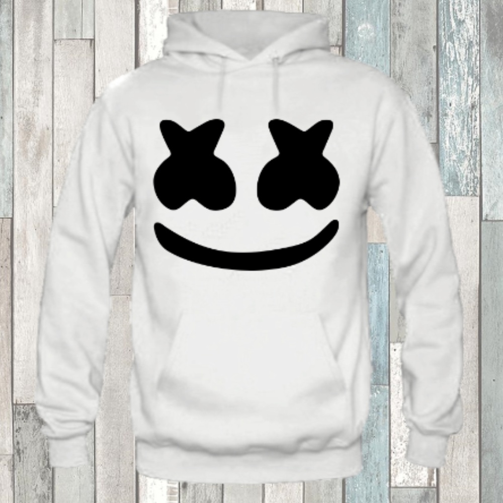 Dj Marshmello hoodie, Fortnite game, house music